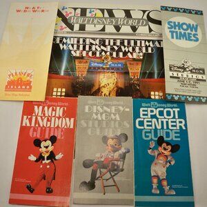 Disney World Pleasure Island, Parks Guide, Newspapers 1989* Vintage Ephemera